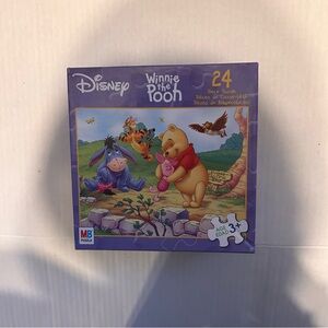 Vintage Disney Winnie the Pooh 24 Piece Puzzle 2003 Hasbro 10”x13” Made in USA